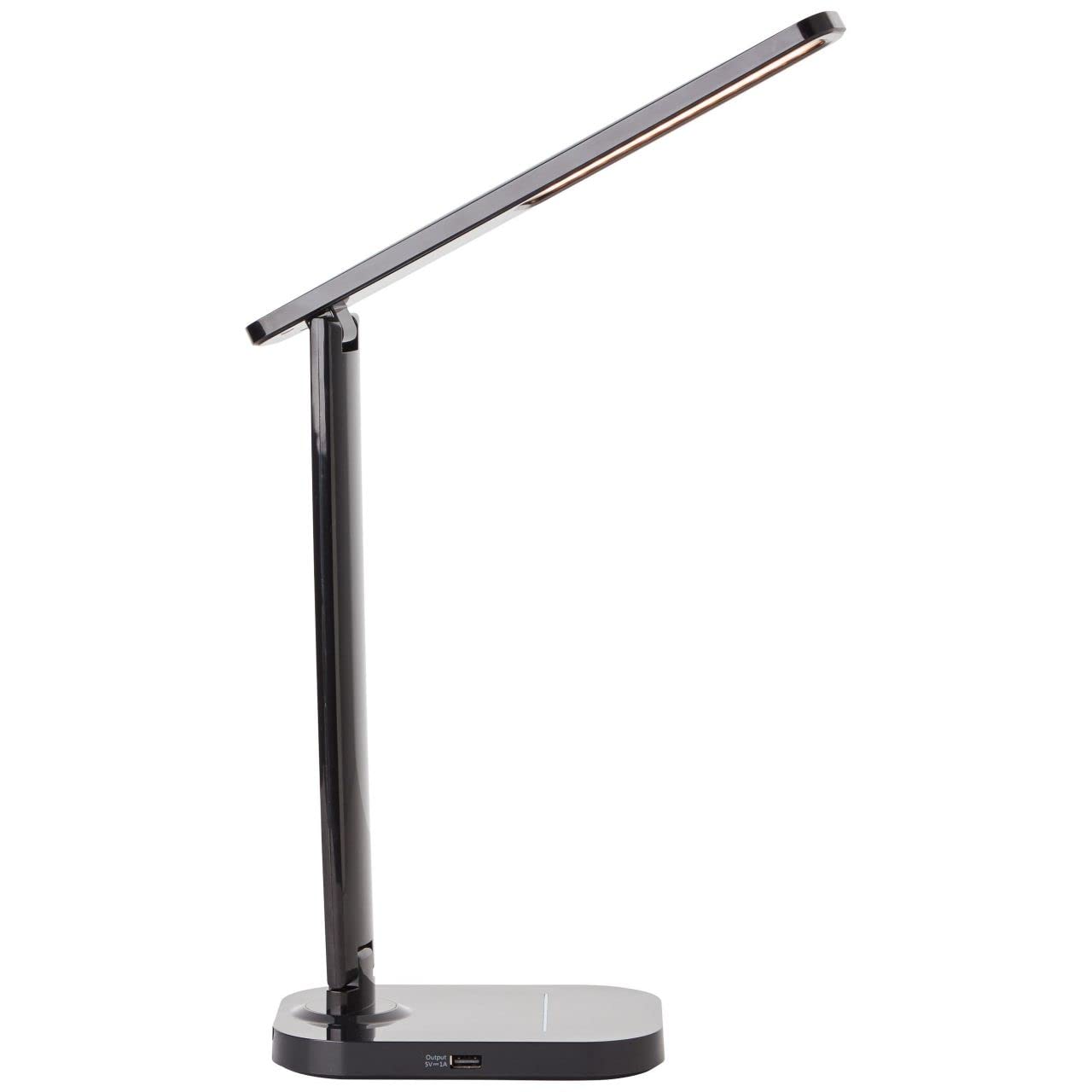 Błyszczący | Vicari czarna lampa stołowa LED, 1 x wbudowana dioda LED, 6 W, (450 lm, 3000-6100K)
