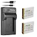 Kastar Battery (X2) & Slim USB Charger for Kodak KLIC-7001 and Kodak EasyShare M320, M340, M341, M753 Zoom, M763, M853 Zoom, M863, M893 IS, M1063, M1073 IS, V550, V570, V610, V705, V750 Cameras