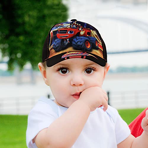 Nickelodeon Boys' Blaze And The Monster Machines Hat -Adjustable Cotton Baseball Cap (Toddler), Size Age 2T-4T, Blaze Black #TOP3