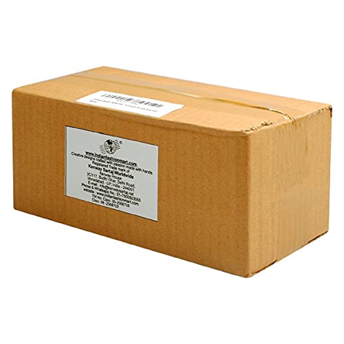 Beneficence Gratuity - Super Value Gift Or Reseller Pack Of 6 Masterfully Handmade Traditional Art Indian Bangles In Assorted Designs Colors In Resin Brass Wood Standard Wrist Size For Girls & Women #TOP3