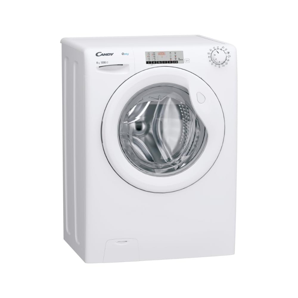 Candy EY284DWM5/1-S - Lavatrice da 8 Kg, Caricamento frontale, 1200 giri, Classe energetica A