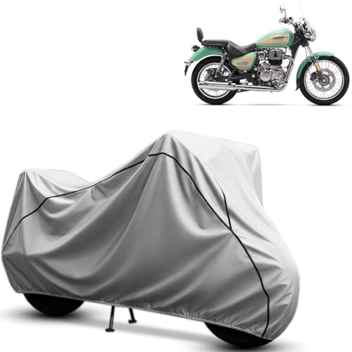 Image of Custom Fit Waterproof Bike Cover for Meteor 350 | Protection from UV Rays, Dust, Rust, Heat