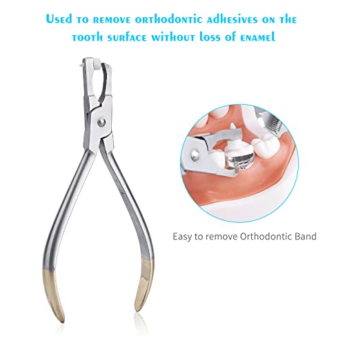 Annwah Orthodontic Band Remover Pliers - Orthodontic Band Cement Remover Forceps Molar Band Removal Pliers Easy To Use And Portable #TOP1