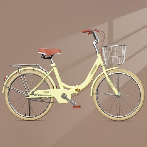 20' 22' 24' 26' Damen-Faltrad - Damenfahrrad Mit 6-Gang-Schaltung, Rahmen Aus Kohlenstoffstahl, Klapprad Für Den Stadtverkehr, Klapprad A,20 inch