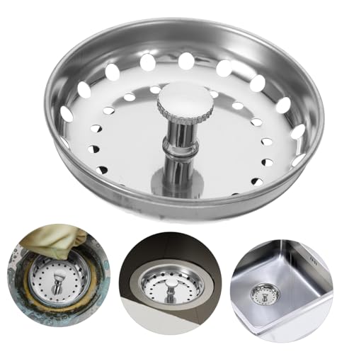 Colador de acero inoxidable para desagüe de cocina miniatura 4