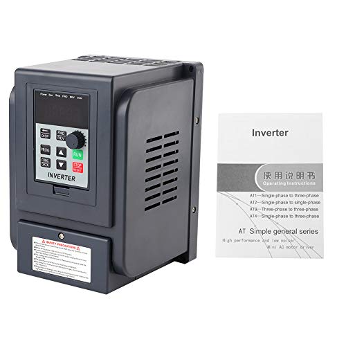 FTVOGUE Onduleur VFD à Fréquence Variable monophasé 220 V triphasé 380 V Sortie 1,5 KW...