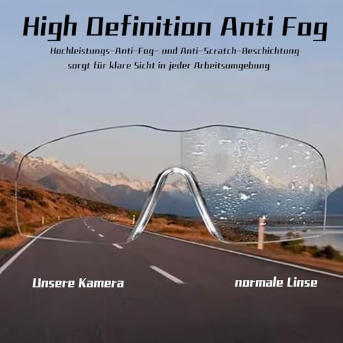 AMSNINK 2 Stück Schutzbrillen, schutzbrille arbeitsschutzbrille, schutzbrille staubdicht, sicherheitsbrille, uv schutzbrillen, fahrradbrille für brillenträger, Für Labore, Radfahren Unter Anderem