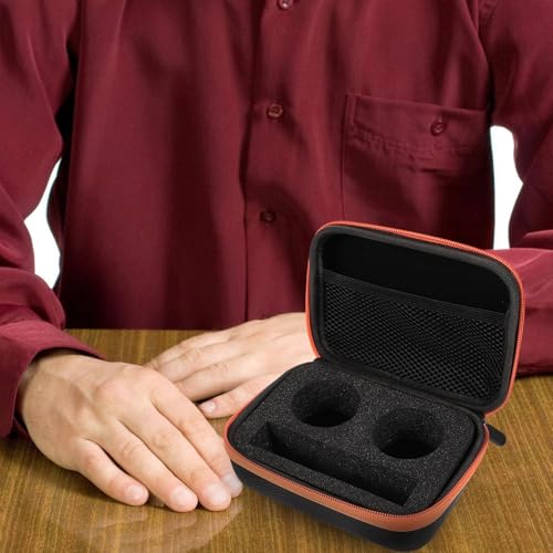 Estuche para yo-yo negro con 2 ranuras y funda de esponja nylon 4