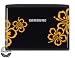 Produktbild Aufkleber fuer Samsung Netbook NC20 oder 10,1-12,1 Zoll Hibiskus orange