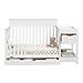Graco Shiloh 5-in-1 Convertible Crib & Changer with Drawer – GREENGUARD Gold Certified Baby Crib Crafted from Wood, Converts to Toddler Bed, Daybed, and Full-Size Bed (White)
