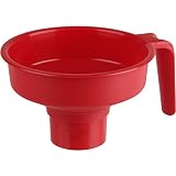 Material: polipropileno Fackelmann Food&More - Embudo conservas, polipropileno, Ø4,6-5,2x3,5cm. 1 ud - Rojo