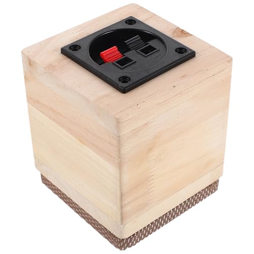 Elegante finitura in legno: l'alloggiamento audio in legno presenta un aspetto raffinato, trasformando l'alloggiamento della tua auto in uno spazio artistico con un design elegante e in legno del cabinet audio, contenitore audio per automobili, alloggiamento audio