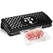 Vacuum Sealer for Food Preservation Compact Household Automatic Lower Noise Vacuum Sealing System with Starter Kit, Black (Vacuum Sealer)