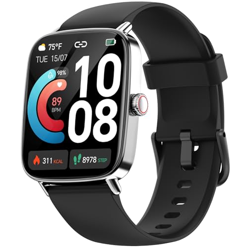 Smart Watch for Men Women, 1.85" (46mm) Smartwatch Compatible iPh...