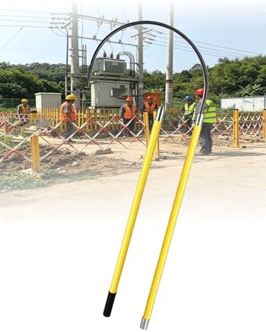 High Voltage Emergency Hook for Electricians & Utility Work - 300cm (117in) Safety Equipment, Durable, Reliable, Essential Tool for Electrical Professionals