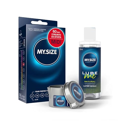 Paquete De Ahorro De My.Size Con Preservativos De 60 Mm, Paquete De 10 Lubricante Natural De My.Size De 100 Ml Vela De Masaje De My.Size Paquete De Ahorro De My.Size Con Preservativos De 60 Mm, Paquete De 10 Lubricante Natural De My.Size De 100 Ml Vela De Masaje De My.Size