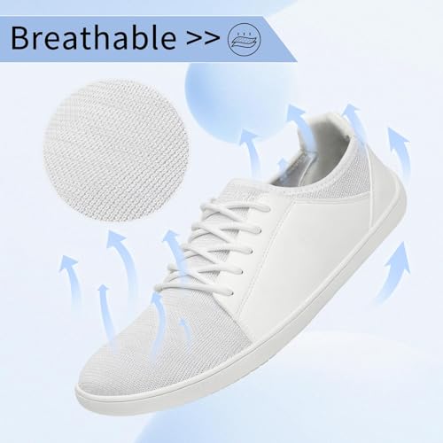 Miniatura 3 de Saguaro Unisex Barefoot Zapatillas Luck Iii-Minimalistas Casual Zapatos Ligeros Comodas Knit Calzado Descalzo Gr.42
