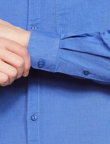 Image of Spykar Men's Cotton Solid Slim Fit Shirt
