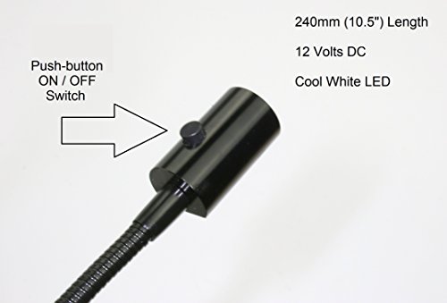 Lámpara LED Mini Gooseneck con Interruptor 240mm Blanco Frío miniatura 6