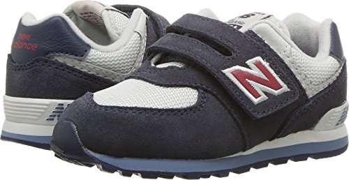 Image of New Balance Kids 574 New-b V2 Familiar Ground Hook and Loop Sneaker