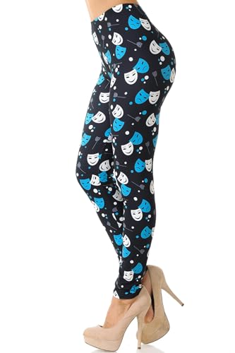 Creamy Soft Premium Women's Leggings Plus Size, High Rise, Stretchy & Breathable, Comfortable Fit - by USA Fashion™