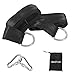 BASTUO Hammock Straps 2pcs Camping Hammock Tree Swing Hanging Straps with 2 pcs Carabiners & Bag,Lightweight,Easy Setup,Black