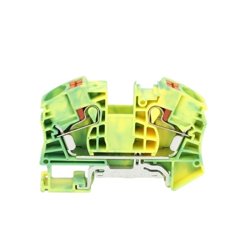 Morsettiera per guida modulare di terra PT16-PE | Connettore per cavo elettrico da 16 mm², terminali push-in di messa a terra(5 Pcs)