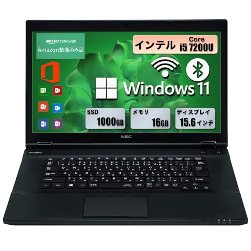 yςݕizm[gp\R NEC VersaPro VK23 7Ce Core i5-7200Ui2.5GHzj/15.6C`(1366*768)/Windows 11office 2019/DVD/HDMI/WIFI/Bluet
