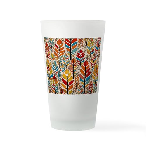 CafePress All The Colours Of Fall Pint Glass, 16 oz. Drinking Glass