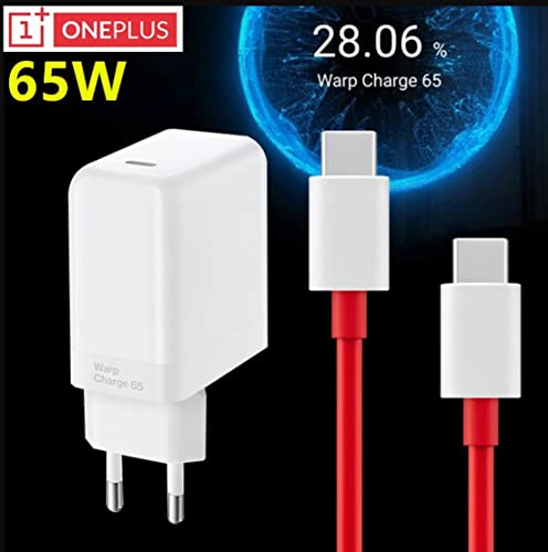 Image of Original 65W Charger Warp /Dash Adapter Compatible with All Oneplus 11 /11R /10 /10 Pro /9 /9 Pro / 9R / 8 / 8T / Nord /CE 2,2t (ONEPLUS 65W Adapter)