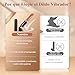 Cacuola Dildo Vibradorador Mujer Juguetes Eróticos para Pareja Sexuales con 5 Empuje 7 Vibración, Juguetes Sexuales Consoladores.. para Mujer con Vibración, Vibrador Mando Distancia Consolador Dildos