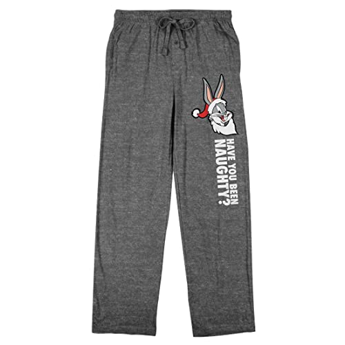 Bioworld Looney Tunes Have You Been Naughty Men's Athletic Heather Sleep Pajama Pants