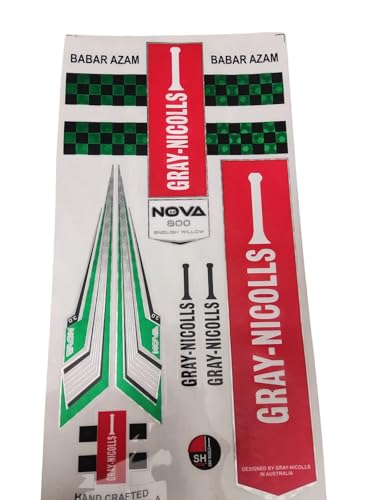 3D Embossed Cricket bat Sticker