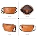 Berliner Bags Vintage Genuine Leather Fanny Pack Noah, Belt Bag, Crossbody Sling Bag for Men and Women - Brown