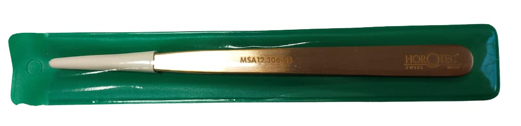 KD89Bronze Watch Tweezers, Strong and Pointed, Length 125 mm