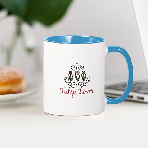 Taza de cerámica CafePress 11 oz Tulip Lover miniatura 4