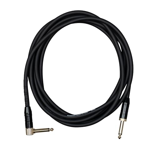CASCHA Professional Line Guitar Cable, Angled, Black, 6 m - Image 4