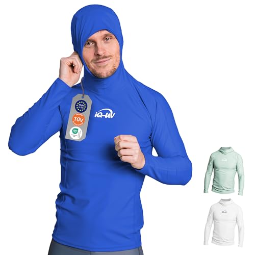UV-Shirt für Herren mit UV-Schutz und Kapuze