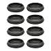 Produktbild WAGNER QuickClick® Kunststoffgleiter Möbelgleiter Stuhlgleiter Ersatz - 8er-Set Ersatzgleiter austauschbar ersetzbar - Kunststoff BLACK - Durchmesser Ø 30 mm - für Basis Ø 30 mm -Made in DE - 15822700