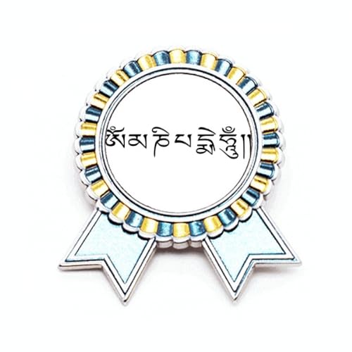 Broche personnage noir en métal taille M pour veste