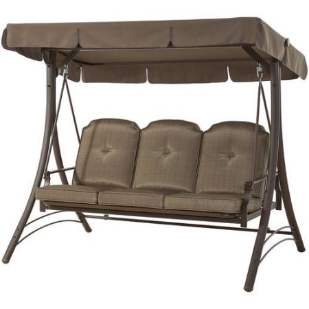 Mainstay Hammock Swing for 3-Person (Hammock Swing, Brown)