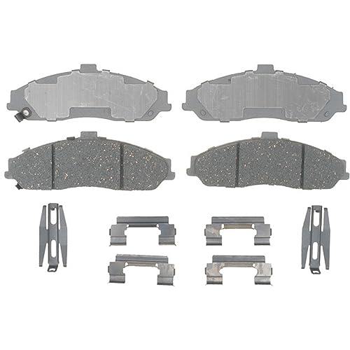 ACDelco Silver 14D731CH Ceramic Front Disc Brake Pad Set with Hardware