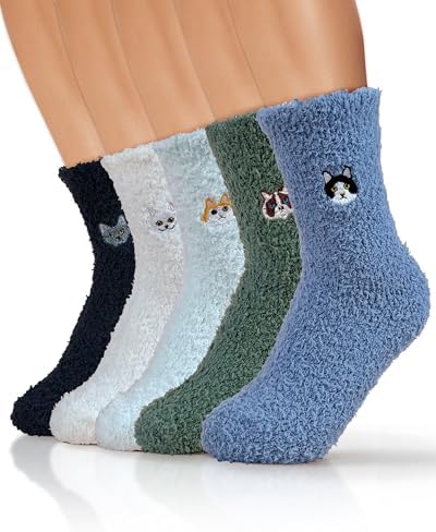 TEHOOK Warm & Cozy Gifts for Women, Fluffy Fuzzy Plush Sleeping S...