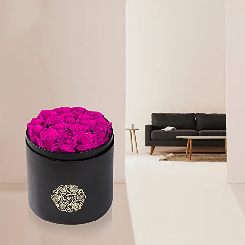 Natroses Preserved Roses Purple Roses In A Box That Last Up To Three Years, Long Lasting Roses For Her, Preserved Flower Gifts For Her Valentines Day Gifts #TOP2