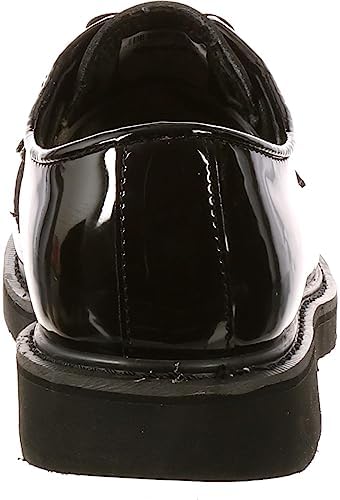 Men's Rocky® High Gloss Dress Oxfords Black, BLACK, 11W | Image 3