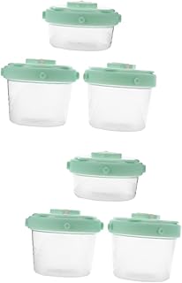 SAFIGLE 6 Peças Caixa De Leite Em Pó Fórmula Para Bebê Recipiente De Alimentos Em Pó Recipiente Dispensador De Fórmula Para Fórmula Recipiente De Leite Em Pó Suporte De Fórmula Recipiente