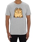 T-shirt rouge de race de chat britannique à poils longs Art pour homme et femme, gris, L