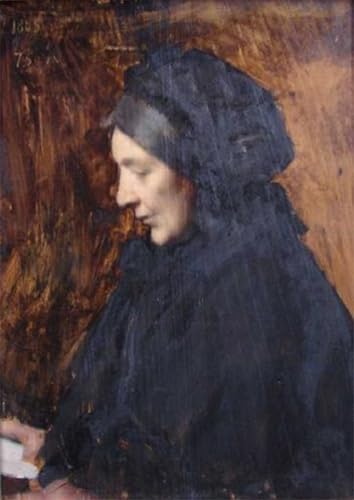Cuadro de pintura al óleo decorativo de Jean Jacques Henner en lienzo, 60x90cm