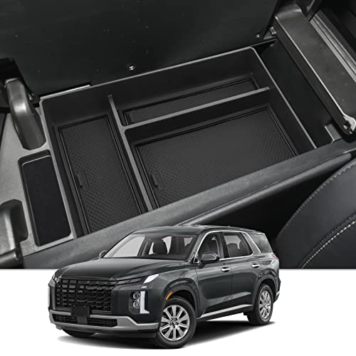 【CDEFG】2022新型 レクサス NX 2代目 専用 センター コンソール収納ボックス 小物入れ 収納トレイ アクセサリー 内装パーツ カスタム パーツ 分類整理 二段収納スペース ボックストレイ コイン収納 取り付け簡単 (ブラック)