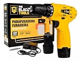 Parafusadeira Furadeira 3/8 Bivolt A Bateria 12v Cor Amarelo Frequência 60hz Voltagem 110v/220v